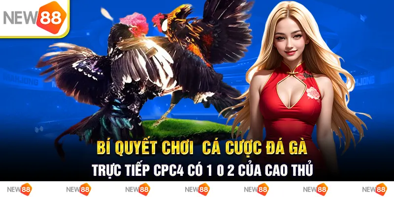 Bí quyết chơi cá cược đá gà trực tiếp cpc4 có 1 0 2 của cao thủ
