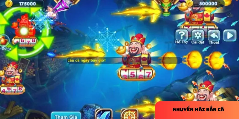 Khuyến mãi bắn cá cực hấp dẫn: Nhận ưu đãi lớn khi tham gia 3 Các ưu đãi như nạp lần đầu, hoàn tiền thua và tặng lượt bắn miễn phí