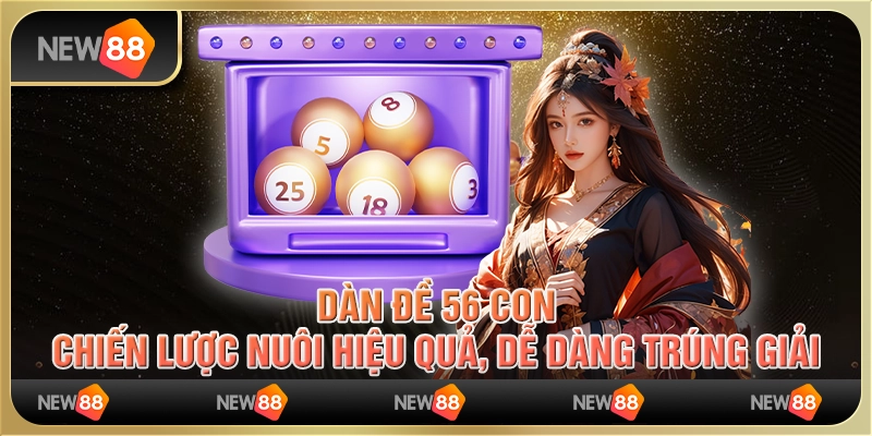 Dàn đề 56 con: Chiến lược nuôi hiệu quả, dễ dàng trúng giải 1 Dàn đề 56 con: Chiến lược nuôi hiệu quả, dễ dàng trúng giải