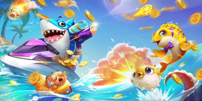 Game Bắn Cá Đổi Thưởng - Khám Phá Sân Chơi Với Đồ Họa Đẹp Mắt 4 Tính năng bắn cá nhóm giúp người chơi có thể hợp tác