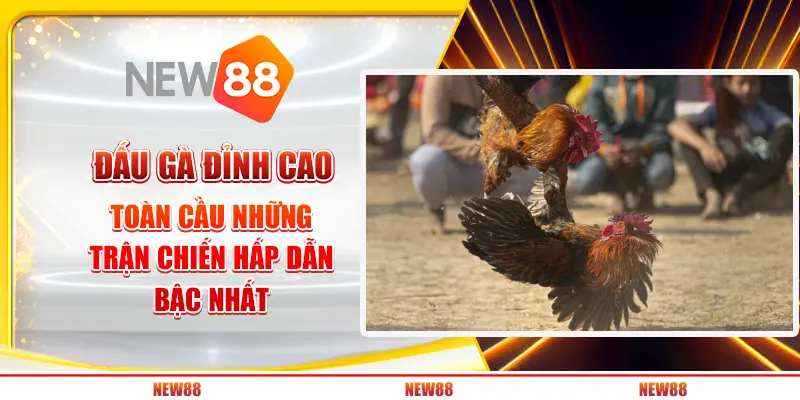 Đấu gà đỉnh cao toàn cầu: Những trận chiến hấp dẫn bậc nhất 1 Đấu gà đỉnh cao toàn cầu: Những trận chiến hấp dẫn bậc nhất