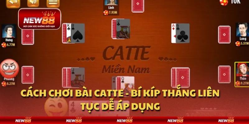 Cách chơi bài Catte - Bí kíp thắng liên tục dễ áp dụng 7 Cách chơi bài Catte - Bí kíp thắng liên tục dễ áp dụng