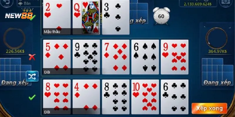 Cách xếp bài Mậu Binh - Mẹo xếp bài theo bộ mạnh nhất 4 Bật mí mẹo xếp bài Mậu Binh thắng lớn