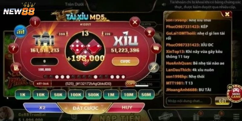 Nguyên lý hoạt động của tài xỉu MD5 