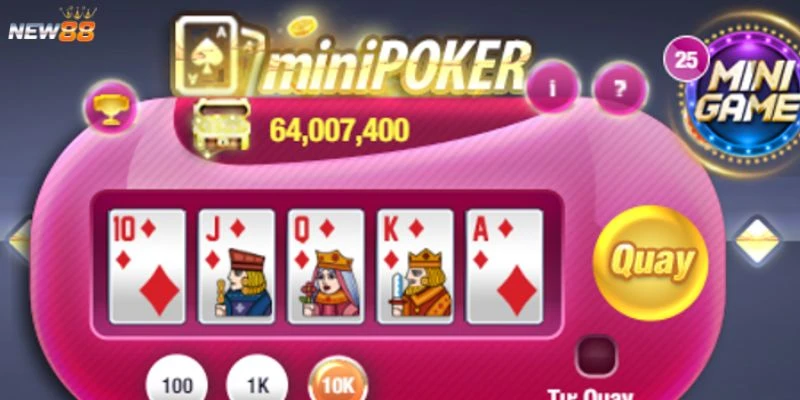 Cách chơi mini poker - Bí quyết chọn thời điểm quay 3 Tìm hiểu cách chơi mini poker cơ bản
