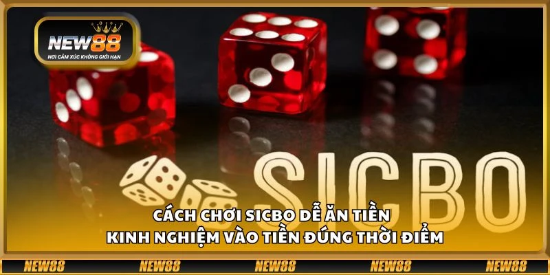 Cách chơi Sicbo dễ ăn tiền - Kinh nghiệm vào tiền đúng thời điểm