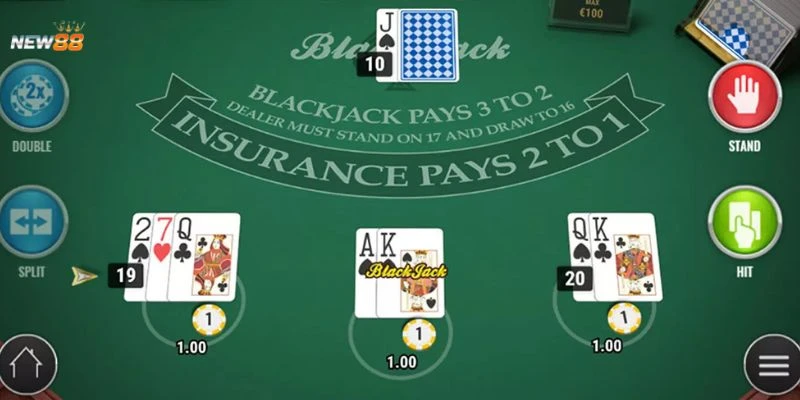 Mẹo chơi Blackjack tối ưu điểm nâng cao hiệu quả